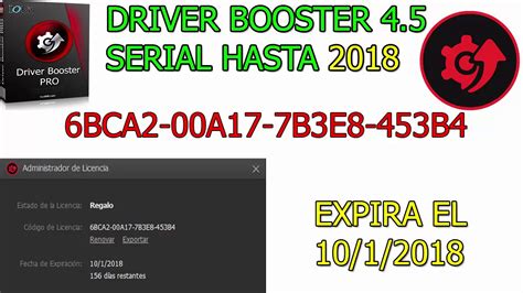 Licencias driver booster 4.3 licencias 2018